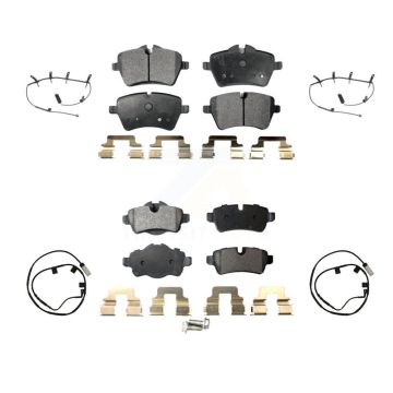 Front Rear Ceramic Disc Brake Pads And Wear Sensors Kit For Mini Cooper KTW-101777