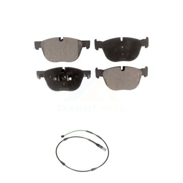Front Ceramic Disc Brake Pads And Wear Sensors Kit For BMW X6 xDrive35i with 3.0L KTW-101825