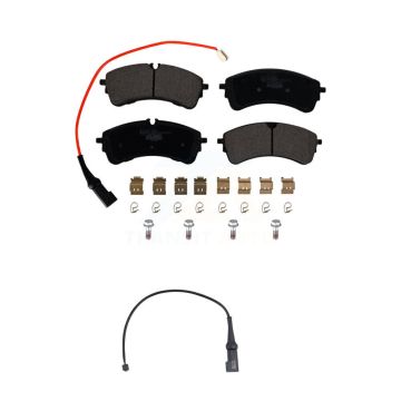 Rear Ceramic Disc Brake Pads And Extra Wear Sensors Kit For Ford Transit-350 HD KTW-101836