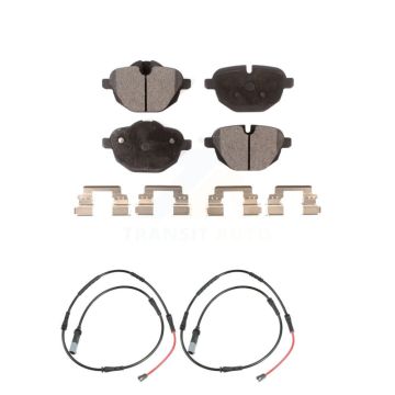 Rear Ceramic Disc Brake Pads And Wear Sensors Kit For BMW 528i xDrive 535d KTW-101844