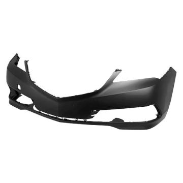 Bumper Cover Front w/o Advance Pkg w/o Parking Sensors Primed CAPA for Acura TLX 2015-2017