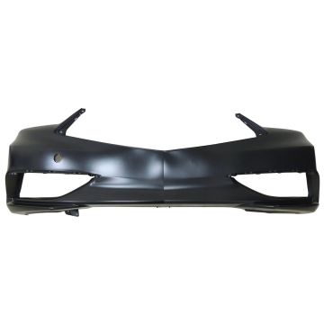 Bumper Cover Front w/o Headlamp Washer w/o Parking Sensors BASE/ADVANCE/ELITE/TECHNOLOGY PKG Primed for Acura TLX 2018-2020