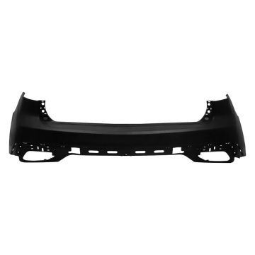 Bumper Cover Rear w/o Lane Keep Assist Primed CAPA for Acura MDX 2014-2016