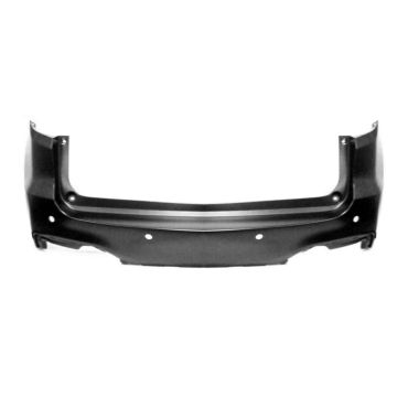 Bumper Cover Rear Upper w/Parking Sensors Primed CAPA for Acura RDX 2016-2018