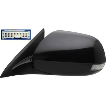 Door Mirror Assembly Left Power Heated w/Signal Lamp w/Memory for Acura TSX 2009-2014