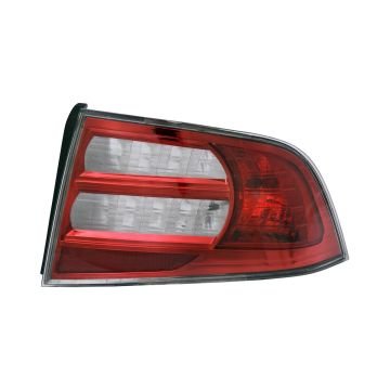 Tail Light Housing Right Includes Lens CAPA for Acura TL Base 2007-2008