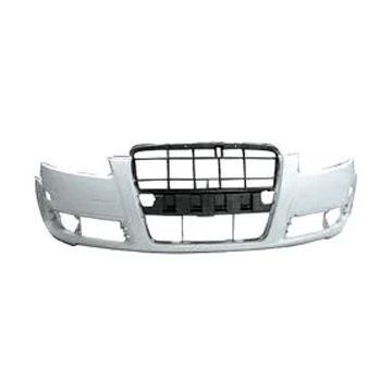 Bumper Cover Front w/o Headlamp Washer Assembly Type 1 Primed CAPA for Audi S6 A6