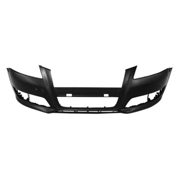 Bumper Cover Front w/o Sport Pkg w/o Parking Aid w/o Headlamp Washer Primed for Audi A3 2009-2013