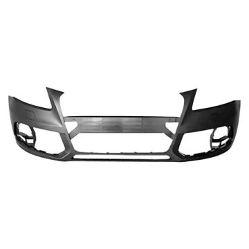 Bumper Cover Front w/o S-Line Pkg w/Headlamp Washer w/Parking Aid Primed for Audi Q5 2013-2017