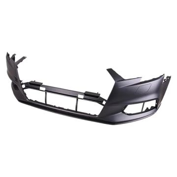Bumper Cover Front w/o Headlamp Washer w/o Parking Aid Primed for Audi A3 Convertible Sedan 2017-2020
