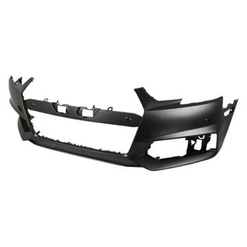 Bumper Cover Front w/S-Line Pkg w/o Parallel Park Assist w/o Headlamp Washer w/Parking Aid Primed CAPA for Audi A4 S4