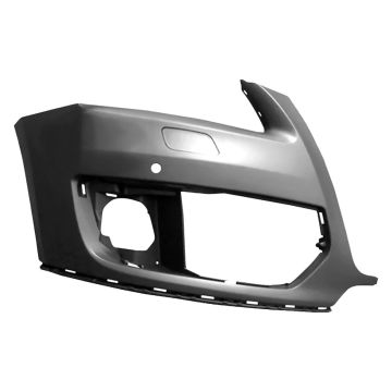 Bumper Cover Front Right w/o S-Line Pkg w/Headlamp Washers w/Parking Aid Primed for Audi Q5 2009-2012