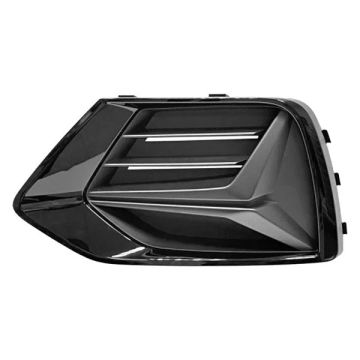 Bumper Insert Front Left Outer Grille Glossy Black for Audi Q3 2019-2023