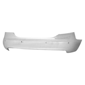 Bumper Cover Rear w/Parking Aid Primed for Audi A6 Sedan 2005-2008