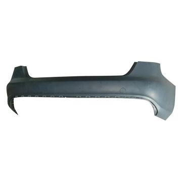 Bumper Cover Rear w/S-Line Pkg w/o Parking Aid Primed for Audi A4 Sedan 2009-2012
