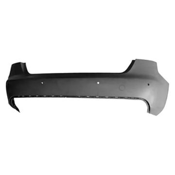 Bumper Cover Rear w/o S-Line Pkg w/Parking Aid Primed CAPA for Audi A4 Sedan 2009-2012