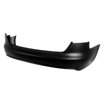 Bumper Cover Rear w/o Parking Aid Sensors w/o S-Line Pkg Primed for Audi A4 Sedan 2013-2016