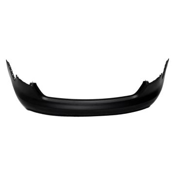 Bumper Cover Rear w/o Parking Aid Sensors w/o S-Line Pkg Primed CAPA for Audi A4 Sedan 2013-2016