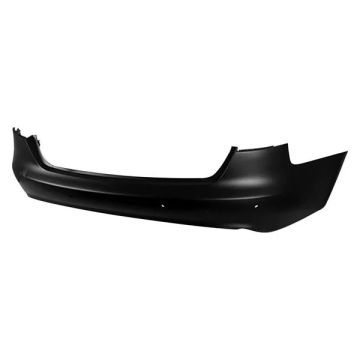 Bumper Cover Rear w/Parking Aid Sensors w/o S-Line Pkg Primed for Audi A4 Sedan 2013-2016