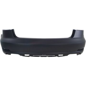 Bumper Cover Rear w/o Parking Aid Primed for Audi A3 2015-2016