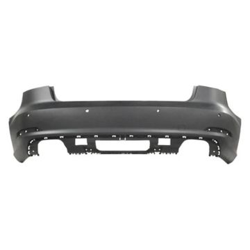 Bumper Cover Rear w/Parking Aid w/o Parallel Park Assist Primed CAPA for Audi A3 2015-2016