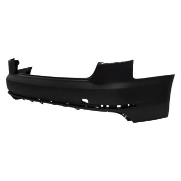 Bumper Cover Rear w/S-Line Pkg w/o Parallel Park Assist w/o Parking Aid Primed CAPA for Audi A4 S4