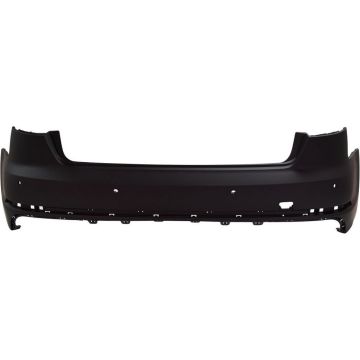 Bumper Cover Rear w/S-Line Pkg w/o Parallel Park Assist w/Parking Aid Primed for Audi A4 S4