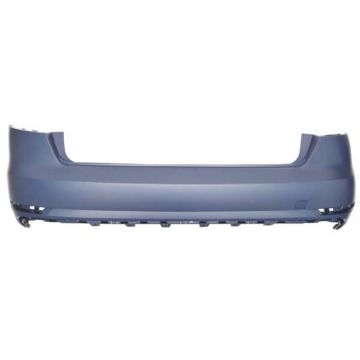 Bumper Cover Rear w/o S-Line Pkg w/o Parallel Park Assist w/o Parking Aid Primed for Audi A4 2017-2019