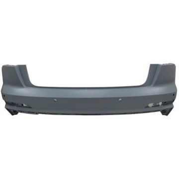 Bumper Cover Rear w/S-Line Pkg w/o Parallel Park Assist Primed for Audi A6 Quattro 2019-2023