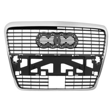 Grille Assembly Gray for Audi A6 2009-2016