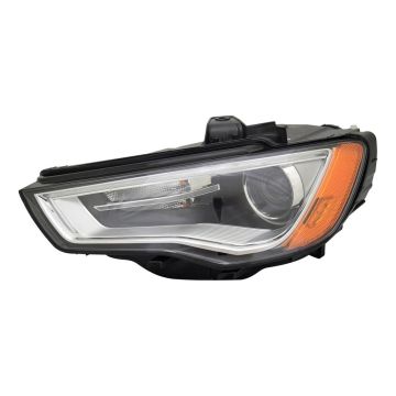 Headlight Assembly Composite Left Xenon w/o Curve Lighting for Audi S3 A3