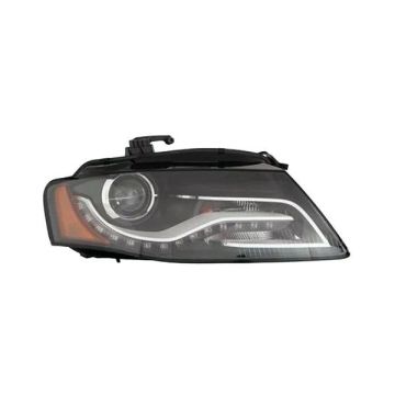Headlight Assembly Composite Right Xenon w/o Curve Lighting From 6-21-10 for Audi A4 S4