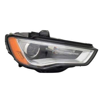 Headlight Assembly Composite Right Xenon w/o Curve Lighting CAPA for Audi S3 A3