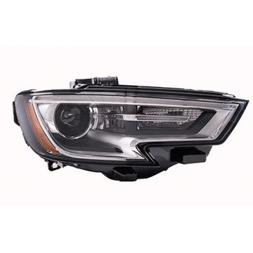 Headlight Assembly Composite Right Xenon CAPA for Audi S3 A3