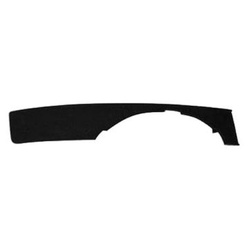 Fog Light Housing Left Upper Trim w/o Sport Pkg Matte Black for Audi A4 S4 RS4