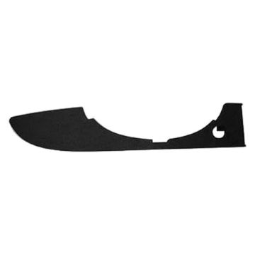 Fog Light Housing Left Lower Trim w/o Sport Pkg Matte Black for Audi A4 S4 RS4