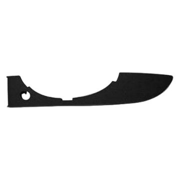 Fog Light Housing Right Lower Trim w/o Sport Pkg Matte Black for Audi A4 S4 RS4