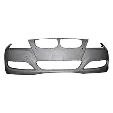 Bumper Cover Front E90/E91 w/Park Distance Control w/o Headlamp Washer Primed CAPA for BMW 328i 335i