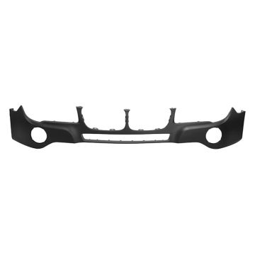 Bumper Cover Front Upper w/o M Pkg w/o Headlamp Washer Primed for BMW X3 2007-2010