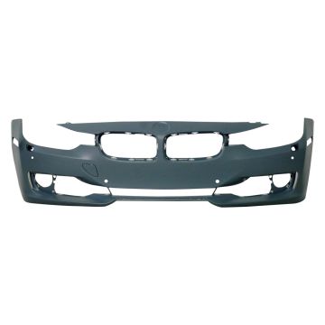 Bumper Cover Front w/Headlamp Washer w/PDC w/Park Assist w/o Camera MODERN, LUXURY, SPORT PKG Primed for BMW 335i 328i