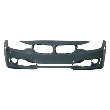Bumper Cover Front w/o Headlamp Wshr w/PDC w/Park Assist w/o Camera MODERN, LUXURY, SPORT PKG Primed for BMW 335i 328i