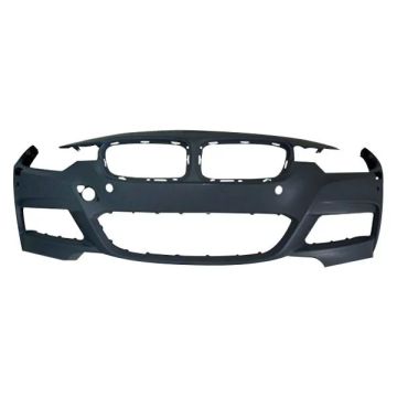 Bumper Cover Front F30 w/Headlamp Washer w/PDC w/o Parking Assist w/o Camera w/M Sport Package Primed for BMW 328i 320i 335i 340i