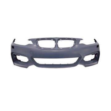 Bumper Cover Front F22/F23 w/Headlamp Washer w/o Park Distance Sensors w/M Sport Package Primed for BMW 228i M235i M235i xDrive 228i xDrive M240i M240i xDrive 230i 230i xDrive