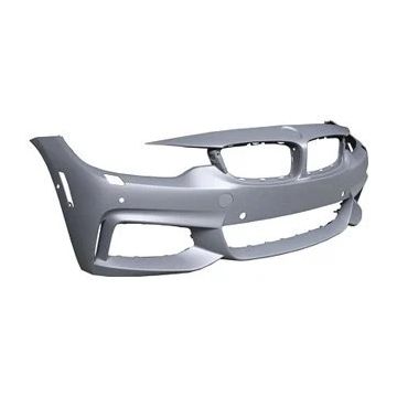 Bumper Cover Front F32/F33/F36 w/M Sport Package w/Headlamp Washer w/PDC w/Park Assist w/o Camera Primed for BMW 435i 428i 428i Gran Coupe 435i Gran Coupe 440i 440i Gran Coupe 430i 430i Gran Coupe