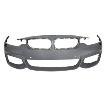 Bumper Cover Front F32/F33/F36 w/M Sport Package w/Headlamp Washer w/PDC w/Park Assist w/Camera Primed for BMW 435i 428i 428i Gran Coupe 435i Gran Coupe 440i 440i Gran Coupe 430i 430i Gran Coupe