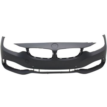 Bumper Cover Front F32/F33/F36 w/o Headlamp Washer w/PDC w/Park Assist w/o Camera Primed for BMW 435i 428i 430i 440i 428i Gran Coupe 435i Gran Coupe 430i Gran Coupe 440i Gran Coupe