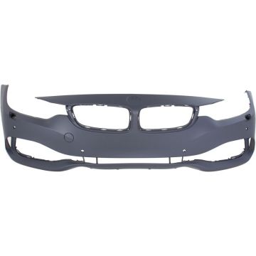 Bumper Cover Front F32/F33/F36 w/Headlamp Washer w/PDC w/o Park Assist Primed for BMW 435i 428i 430i 440i 428i Gran Coupe 435i Gran Coupe 430i Gran Coupe 440i Gran Coupe