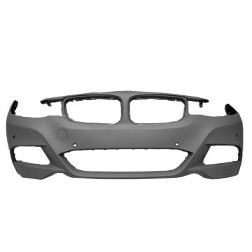 Bumper Cover Front F34 w/o Headlamp Washer w/PDC w/o Park Assist w/o Camera w/M Sport Package Primed for BMW 335i GT xDrive 328i GT xDrive 340i GT xDrive 330i GT xDrive