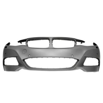 Bumper Cover Front F34 w/Headlamp Washer w/PDC w/o Park Assist w/Camera w/M Sport Package Primed for BMW 335i GT xDrive 328i GT xDrive 340i GT xDrive 330i GT xDrive