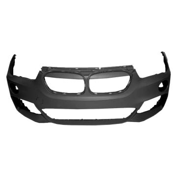 Bumper Cover Front F48 w/M Pkg w/o Headlamp Washers w/o PDC w/o Park Assist Primed for BMW X1 2016-2018